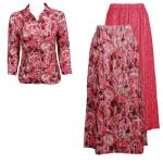 Sets Magic Crush Silky Touch - Blouse / Skirt - Batik Pink Blush Reversible Skirt - Batik Pink Blush Blouse