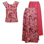 Sets Magic Crush Silky Touch - Cap / Skirt - Batik Pink Blush Reversible Skirt - Batik Pink Blush Cap