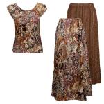 Sets Magic Crush Silky Touch - Cap / Skirt - Floral Jungle Reversible Skirt - Floral Jungle Cap
