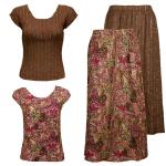 Sets Magic Crush Silky Touch - Cap / Skirt - Paisley Raspberry Reversible Skirt - Two Cap Sleeves