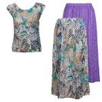 Sets Magic Crush Silky Touch - Cap / Skirt - Purple Daydream Reversible Skirt - Purple Daydream Cap