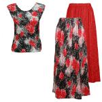 Sets Magic Crush Silky Touch - Cap / Skirt - Spray of Roses Reversible Skirt - Spray of Roses Cap