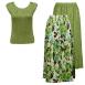 Tropical Green Reversible Skirt - Le Cap Tropical Green Reversible Skirt - Le Cap