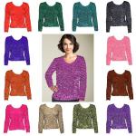 Coin Fishscale Long Sleeve 12 Pack Assortment