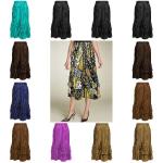 Satin - Mini Pleat Skirts Tiered Solids