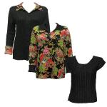 Sets Magic Crush - Reversible Jacket / Cap - Floral Bouquet - Black