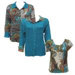 Sets Magic Crush - Reversible Jacket / Cap - Paisley Plaid Teal