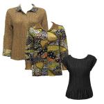 Sets - Reversible Jacket / Mini Pleat Cap - African Abstract - Solid Black