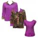 Paisley Plaid Magenta - Solid Orchid