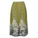 Flowers and Dots 2 Olive-White