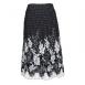 Flowers and Dots Black-White Flowers and Dots Black-White