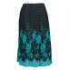 Flowers and Dots Black-Turquoise Flowers and Dots Black-Turquoise