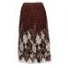 Flowers and Dots Brown-Ivory