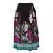 Print Border Black-Teal-Pink