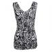 Abstract Roses Black-White