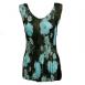 Floral Stencil Blue