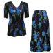 Black-Blue Floral Black-Blue Floral