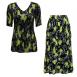 Black-Kiwi Floral