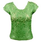 Scallop - Cap Sleeve - Grass - Light Green