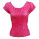 Cap Sleeve Magenta-White