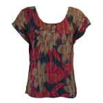 Burgundy-Taupe Print