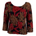 Burgundy-Taupe Print