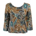 Charcoal-Taupe Swirl