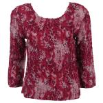 Leopard Print - Wine