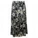 Ivory Floral on Black