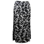 Skirts - Magic Crush - Satin - White Buds on Black