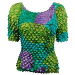 Leaves - Green-Violet-Teal