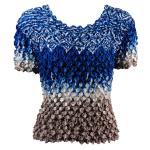 Geometric Tie Dye Royal-Champagne