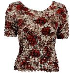 Crimson-Taupe Floral
