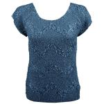 Surf Crush Silky Touch- Cap Sleeve - Slate