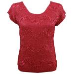 Surf Crush Silky Touch- Cap Sleeve - Bayberry
