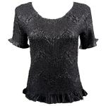 Surf Crush Silky Touch- Short Sleeve - Black