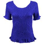 Surf Crush Silky Touch- Short Sleeve - Royal