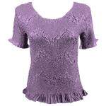 Surf Crush Silky Touch- Short Sleeve - Dusty Grape