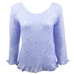 Surf Crush - Three Quarter Sleeve - Baby Blue