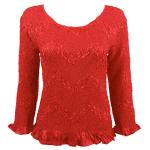 Surf Crush - Three Quarter Sleeve - Red