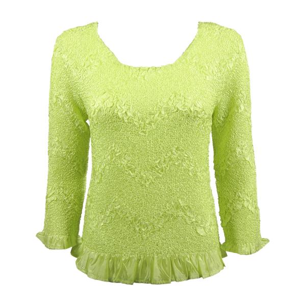 Wholesale 1109 - Surf Crush Tops Light Green Three Quarter Surf Crush Top - One Size Fits Most