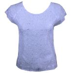Flower Crush - Cap Sleeve - Baby Blue