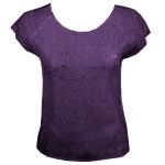 Flower Crush - Cap Sleeve - Grape