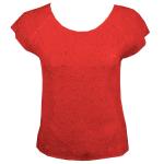 Flower Crush - Cap Sleeve - Red