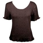 Flower Crush - Short Sleeve - Brown