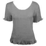 Flower Crush - Short Sleeve - Charcoal