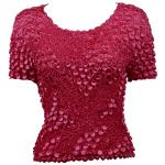 Pinpoint Coin - Short Sleeve - Burgundy