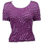 Pinpoint Coin - Short Sleeve - Plum