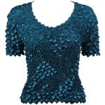 Pinpoint Coin - Short Sleeve - Teal Blue
