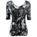 Floral - White on Black Floral - White on Black